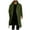 Green, variant on Men's Notched Collar Trench Coat Double Breasted Long Winter Coats Windbreaker Over the Knee Woolen Coat Jacket Navy