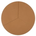 thumbnail image 4 of WestinTrends Pacifica HDPE Plastic Outdoor Round Adirondack Patio Side Table, White/Teak, 4 of 9