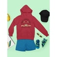 thumbnail image 3 of Emoji Country Club - Bear Emoji Members Graphic Youth's Hoodie, 3 of 4