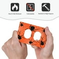 thumbnail image 4 of DouZhe 1-Gang Duplex Outlet Cover, Cartoon Spiderweb Spiders Decorative Wall Plates, 4 of 7