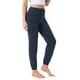 thumbnail image 4 of Pantalones de pijama de algodón para mujer INSPIRE CHIC con cordón, cintura elástica, rayas, pantalones de lounge y yoga con bolsillos XL en color navy, 4 of 5