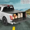 thumbnail image 6 of Mescukay Quad Fold Soft Folding Truck Bed Tonneau Cover Compatible for Ford F150 2009-2014, 4 Folding Bed Cover for Ford F-150, 5.5ft/67 inch Bed Fleetside, 6 of 7