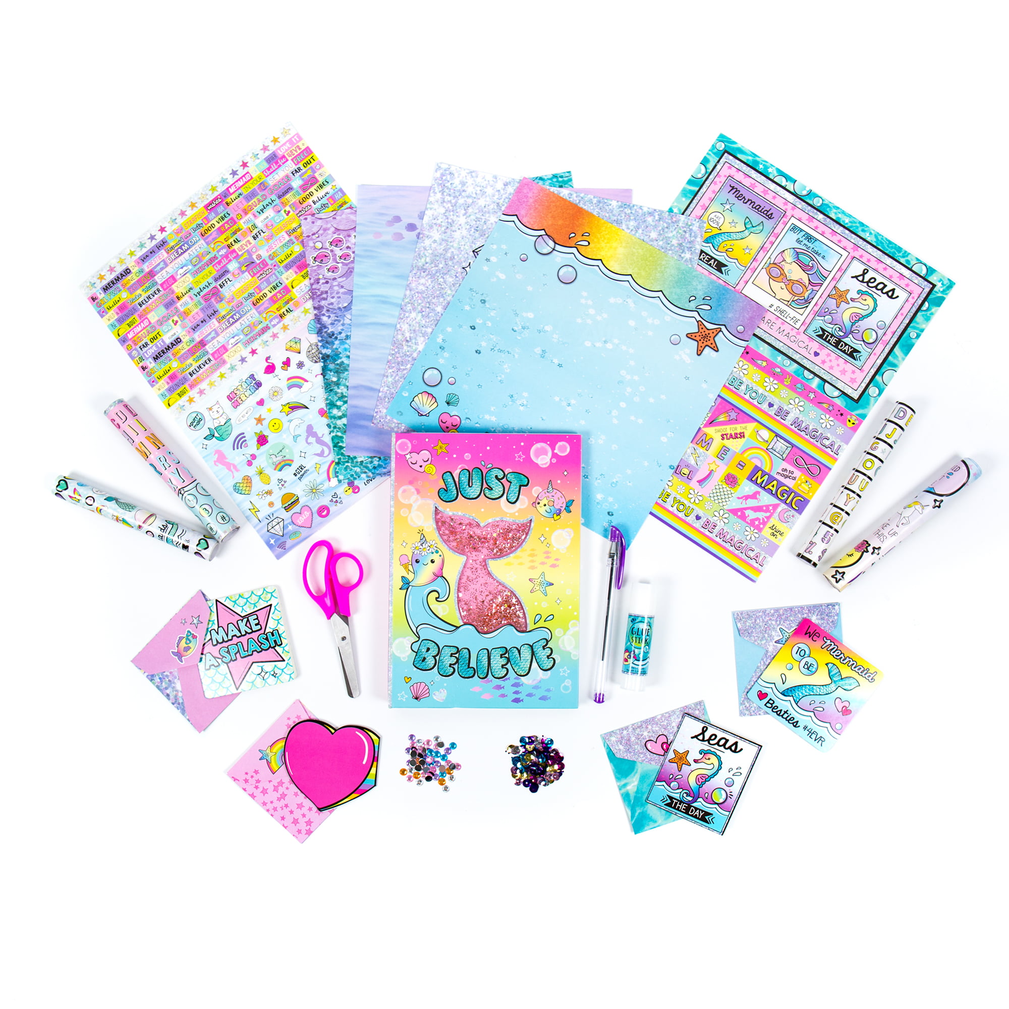Disney Stitch Scrapbook Kit for Kids DIY Kit with Wito Scrapbook DIY  Scrapbooking Accessories Stickers Stamps Gel Pens Glitter Girls Art Set  Stitch