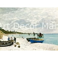 thumbnail image 1 of The Beach At Saint Adresse - CANVAS OR WALL ART PRINT, 1 of 1