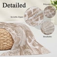 thumbnail image 3 of Brown Anchor Nautical Body Pillow Cover 20 x 54 Inch Decorative Pillow Cover Coastal Beach Coral Starfish Lumbar Pillowcase Seasonal Rectangle Cushion Case for Couch Sofa Bed Living Room, 3 of 9