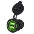 thumbnail image 1 of Kenally 5V 2.1A USB dual IP66 Toma de corriente de carga para automóvil a prueba de agua Accesorios para motos CS-526A2 Kenally CZ9204-02B, 1 of 6