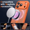 thumbnail image 2 of Funda Magnética Oterkin para iPhone 17 Pro en Naranja Mate, 2 of 6