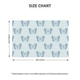 thumbnail image 2 of Placemats Set of 4 / 6, Blue butterfly checkered Placemats for Dining Table Indoor/Outdoors Heat Resistant Washable Placemats 18" x 12", 2 of 8