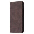 thumbnail image 2 of For OPPO Realme C15 / C12 / C25 Magnetic RFID Blocking Anti-Theft Leather Case with Holder & Card Slots & Wallet(Brown), 2 of 3