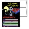 Crafting Mania LLC. Crafting Mania LLC. 12 Nightmare Before Christmas Holiday Invitation Cards (12 White Envelops Included)