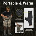 thumbnail image 3 of 8 Fans Breathable Hunting Waders,1000G Insulation Boots with Removable Insulated Liner for Duck Hunting (Next Camo, 8-14) (Stout-12), 3 of 6