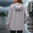 thumbnail image 4 of SHTXOZHI Rain Jacket Women Waterproof Lightweight Raincoat Windbreaker Outdoor Hooded Travel Coats, 4 of 6