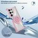 thumbnail image 4 of Funda para S25U con soporte magnético giratorio de 360 grados, carcasa protectora resistente y a prueba de golpes, funda magnética para S25 U., 4 of 9