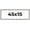 Hans, variant on 45x15 Frame Silver Real Wood Picture Frame Width 1.25 Inches | Interior Frame Depth 0.5 Inches |