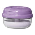 thumbnail image 3 of FashionCha Denture Bath Box Car Leakproof Waterproof with Strainer Basket Retainer Case Purple, 3 of 8