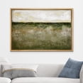 thumbnail image 2 of wall26 Framed Canvas Print Wall Art Pastel Grunge Minimal Green Valley Landscape Abstract Shapes Illustrations Modern Art Decorative Contemporary for Living Room, Bedroom, Office - 16x24 Natural, 2 of 5