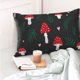 thumbnail image 4 of Fotbe Amanita Mushroom Funda de Almohada Decorativa Estilo Occidental, Lujo en Algodón, Fundas para Almohadas King, Cojín Estampado para Decoración del Hogar-16"x24", 4 of 6