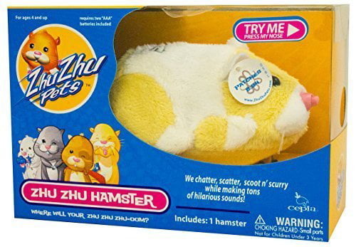 Mint In Box 2008 Details about   Zhu Zhu Pets Powered White Hamster 
