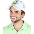 thumbnail image 7 of Structured Cotton Mesh 5 Panel Vintage Trucker Hat: Mulligan - White, 7 of 7