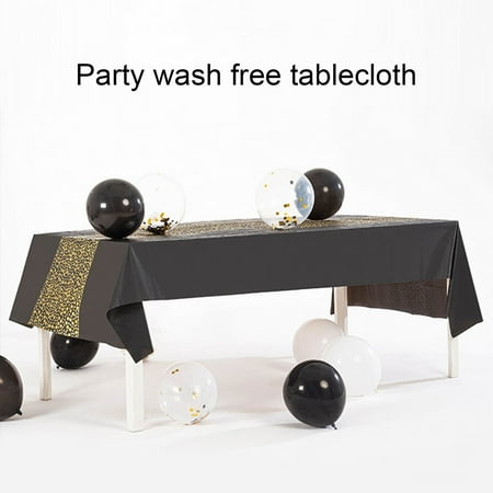 

Oilproof Table Cloth Dots Pattern PEVA Anti-fade Table Cover for Wedding