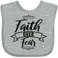 thumbnail image 3 of Inktastic Cancer Awareness Faith over Fear Boys or Girls Baby Bib, 3 of 4