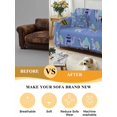 thumbnail image 5 of Blue Camels Couch Cover Sofa Covers 3 Cushion Sectional Couch, Modern Watercolor Cute Funny Animals Washable Sofa Covers Slipcover Sectional Sofa Cover, Furniture Protector 71"x150", 5 of 9