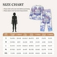 thumbnail image 6 of Bingfone Womens Pajama Sets Round Snow Merry Christmas Print,Long Sleeve Loungewear Pajamas Set-Medium, 6 of 9