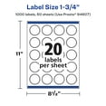 thumbnail image 6 of Avery Removable Starburst Labels, 1.75", 1,000ct, 6 of 10
