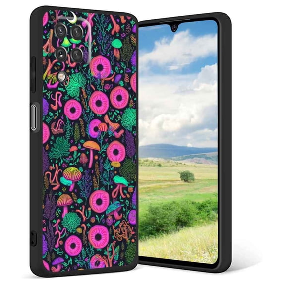 Compatible with Samsung Galaxy A42 Phone Case, Shrooms-Mushrooms-5 Case Silicone Protective for Teen Girl Boy Case for Samsung Galaxy A42