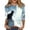 Beige, variant on Halloween Tops for Women Spider Pumpkin 3/4 Sleeve Funny T Shirts Candy Bat Crew Neck Spooky Blouses, S