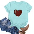 thumbnail image 1 of Blouse à Manches Courtes Imprimée Mode pour Femmes T-Shirt Col Rond Drôle, 1 of 3