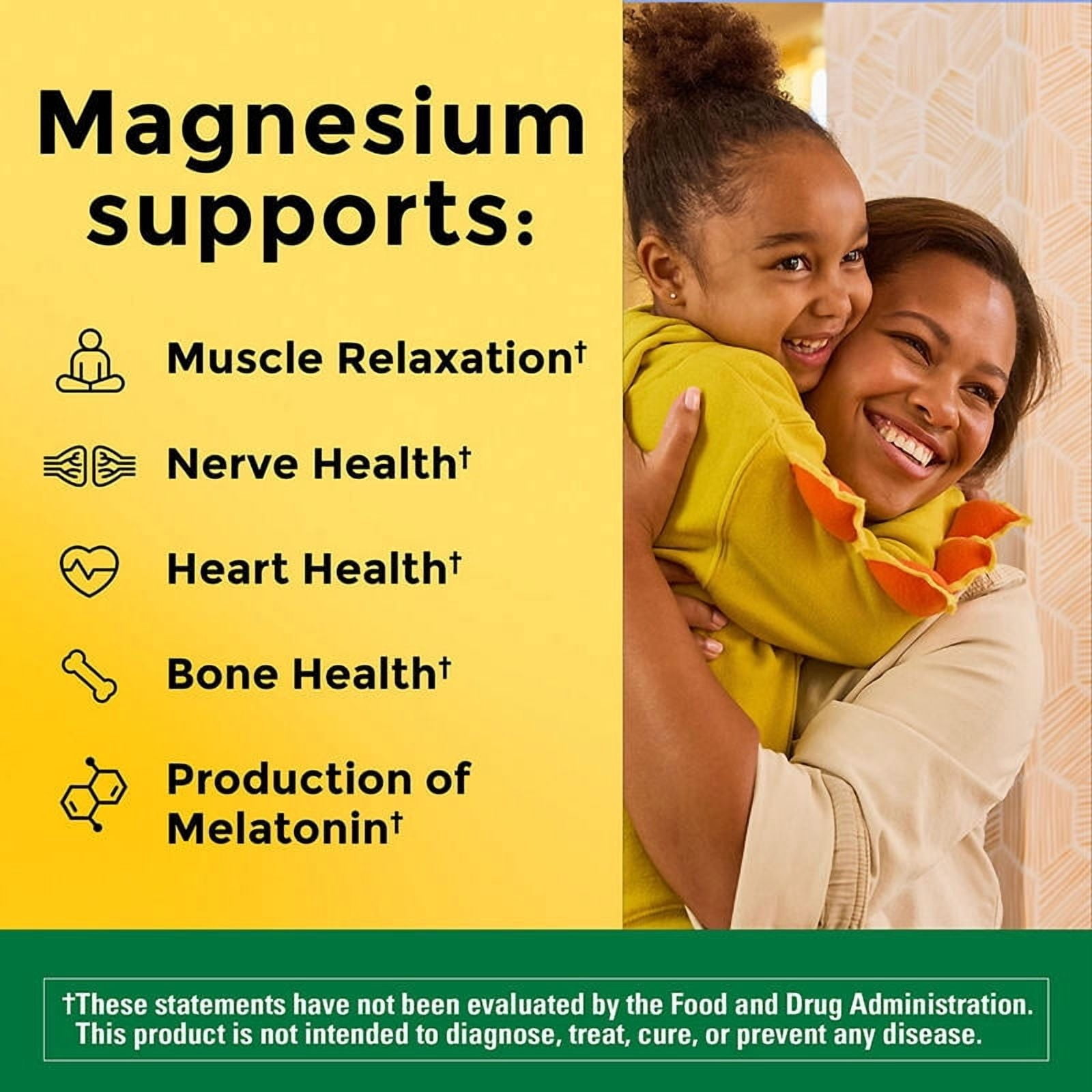 Nature Made Magnesium Glycinate 200mg Capsules, 110 ct.