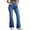 Blue(Womens Jeans), variant on TRUNZI Wide Leg Jeans for Women Casual Stretchy High Waist Casual Pull On Flare Denim Pants with Pockets,Blue,Size M