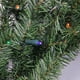 Northlight Pré-Éclairé Batterie Alimenté Pin Canadien Couronne de Noël - 36" - Lumières LED Multicolores – image 2 sur 4
