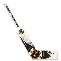 Boston Bruins Goalie Splatter Mini Hockey Stick