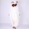 thumbnail image 2 of Wensltd Onesie Pajamas for Women Cartoon Plush Loose Fit Cozy Winter Homewear Full-Length Jumpsuit Adult Sleepwear, 2 of 3