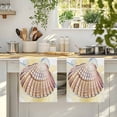 thumbnail image 4 of Coastal Seashells Kitchen Towels Set of 3, Ocean Beach Nautical Marine Life Absorbent Dish Towels for Kitchen, Microfiber Hand Towel, Quick Drying Tea Towel for Cleaning Decorative Dishcloths, 4 of 7