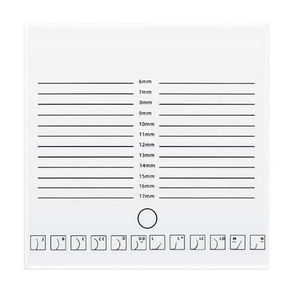 Soporte de extensión de pestañas acrílicas, tablero de maquillaje, uso en salón de casa, transparente, doble Borrar jinwen Paleta de extensión de pestañas