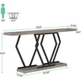 thumbnail image 2 of Tribesigns 70.9" Console Table for Living Room, Narrow Long Sofa Table with Heavy Duty Metal Frame, 2 of 6