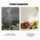 thumbnail image 4 of Aparatos de cocina, tarros de especias de vidrio de 350 ml, organizador de cocina, frascos de especias, frascos de especias, frascos de especias de tamaño compacto, fáciles de usar, mantienen los alim, 4 of 6
