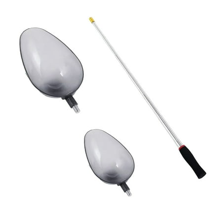 ddioayh Clearance Portable 7-segment Telescopic Fishing Bait Spoons with Detachable Head Stainless Steel Portable Fishing Bait Casting Spoon for Outdoor