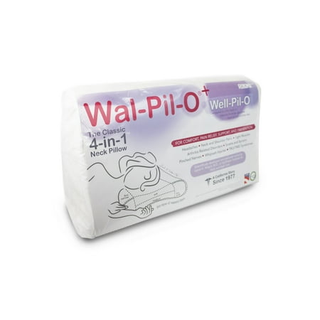 Wal-Pil-O Doctor Designed Best Rest Neck Pillow Relieves Neck & Shoulder Tension and Pain (Extra Soft) Extra