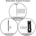 thumbnail image 2 of Ensemble d'Outils Horloger 153 Pièces Outil de Montre Professionnel Plus Grand Outil de Montre de Remplacement de Batterie de Bracelet de Tournevis d'Extracteur de Broche de Boîtier Réglable, 2 of 3