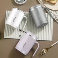 thumbnail image 3 of Taza Termo Café Bebidas Interior Acero Inox Blanco 500mL Genérica Taza 500mL, 3 of 3