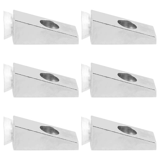 ADDHAT 6Ud Soportes Para Estantes De Vidrio Con Fijación Manual Para Organizar Garajes Y Herramientas