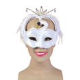 thumbnail image 1 of Bristol Novelty - Antifaz deluxe diseño de cisne (Blanco), 1 of 1