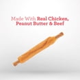thumbnail image 3 of DreamBone Triple Flavor Ribs Rawhide-Free Chews for Dogs, Made with Real Peanut Butter, 10 Count, 3 of 11