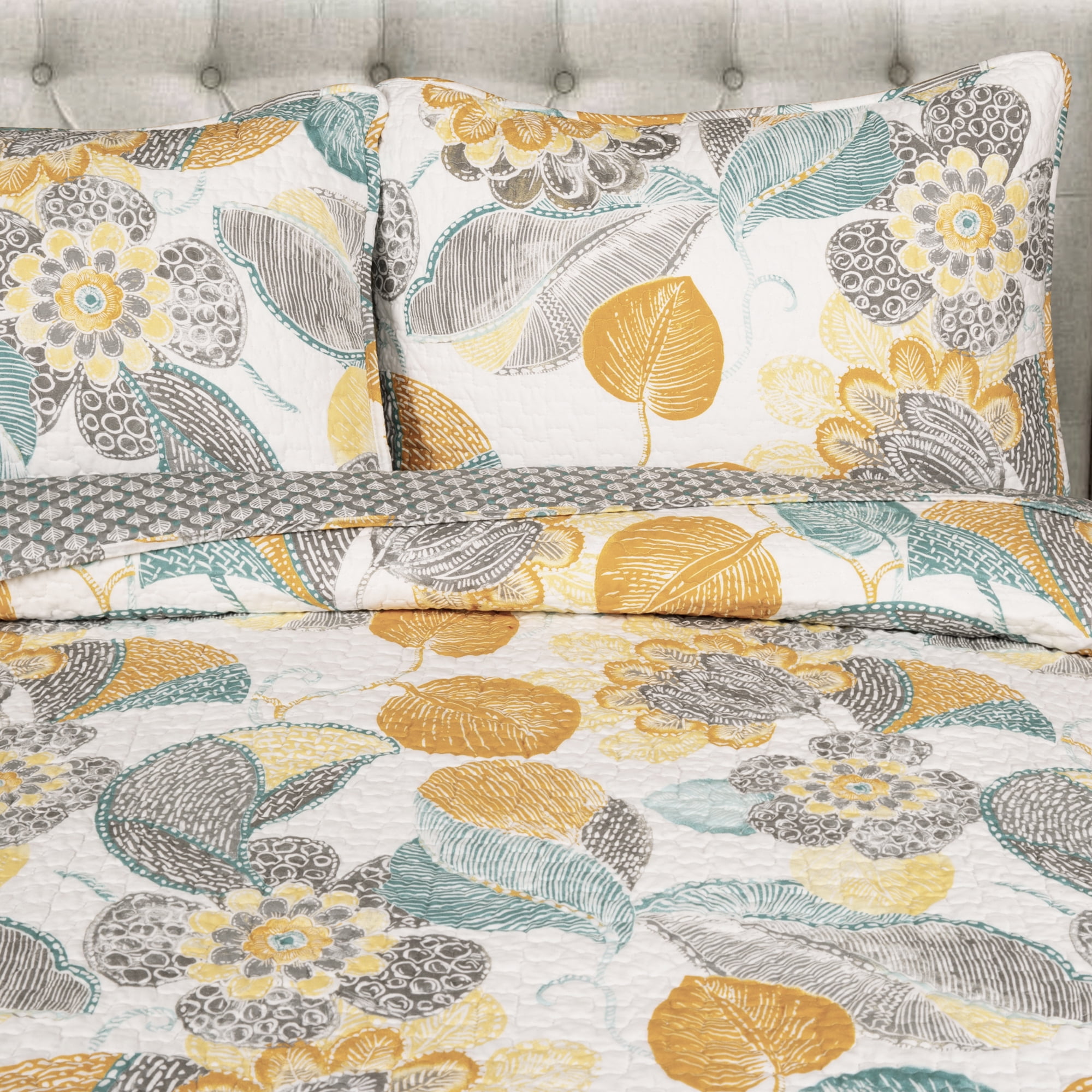 Lush Decor Layla Floral Cotton 