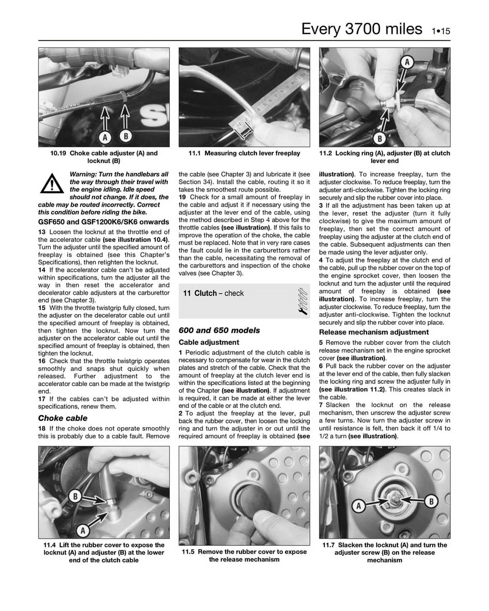 Suzuki GSF600/650 & 1200 Bandit (95-06) Haynes Repair Manual ^