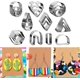 thumbnail image 2 of Juego de 24 piezas de aretes de arcilla polimérica LIUYMXG acero inoxidable, 2 of 3